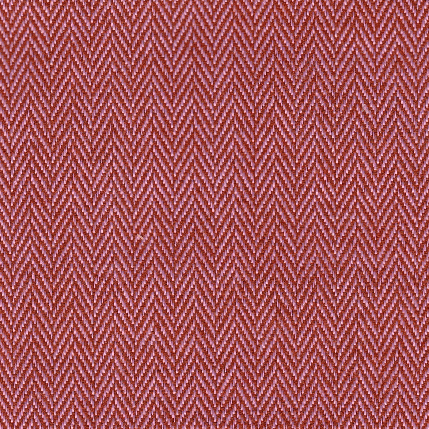 DPX-HB-260 herringbone weave, Brick Red colorway — DPX / recycled cotton blend fabric