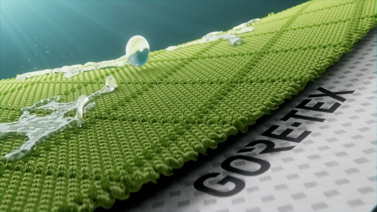 GORE-TEX laminate made with recycled BIONIC face textile
